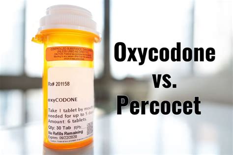 Is Percocet Oxycodone The Same