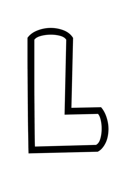 L In Bubble Letters