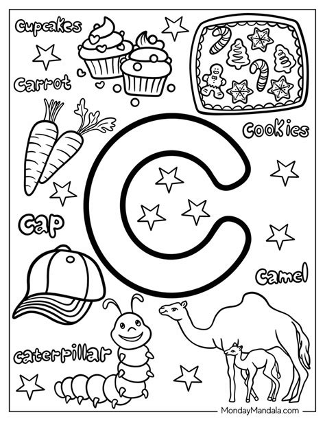 Letter C Coloring Page