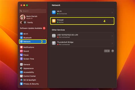 Mac Firewall Settings