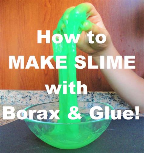Make Slime Using Borax