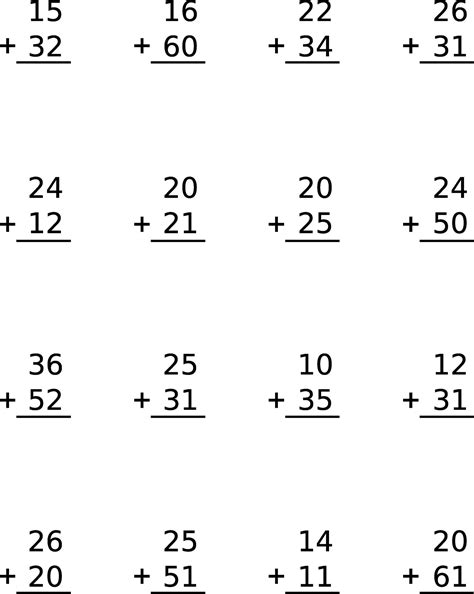 Math Addition Worksheets