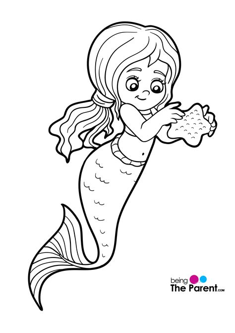 Mermaid Coloring Pages Print