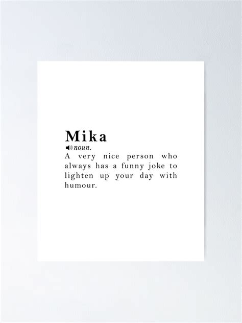 Mika Name Meaning