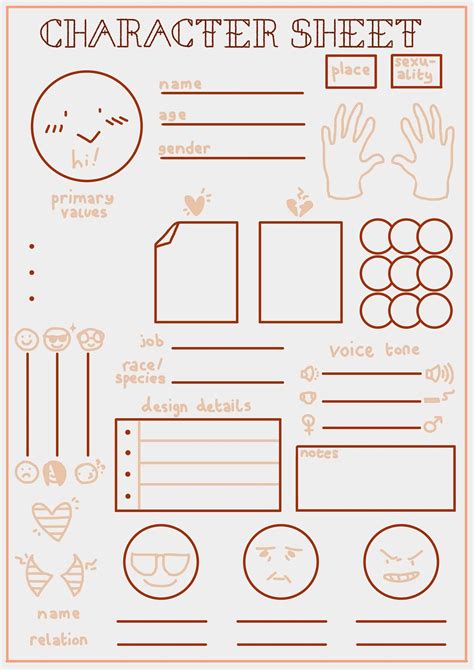 Oc Character Sheet