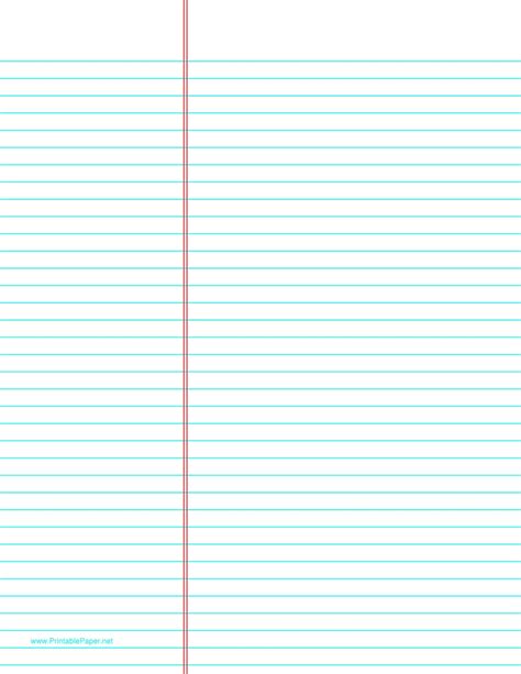 Printable Line Paper