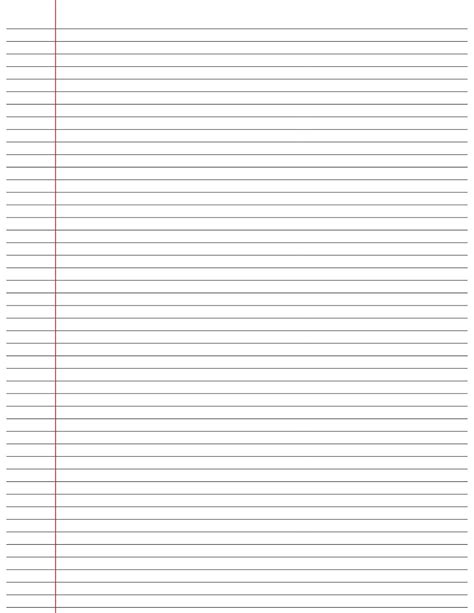 Printable Notebook Paper