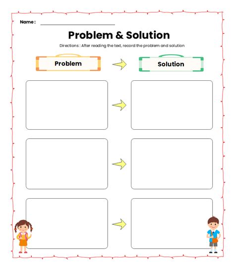 Problem Solution Graphic Organizer