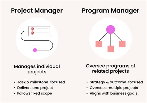 Program Manager Vs Project Manager