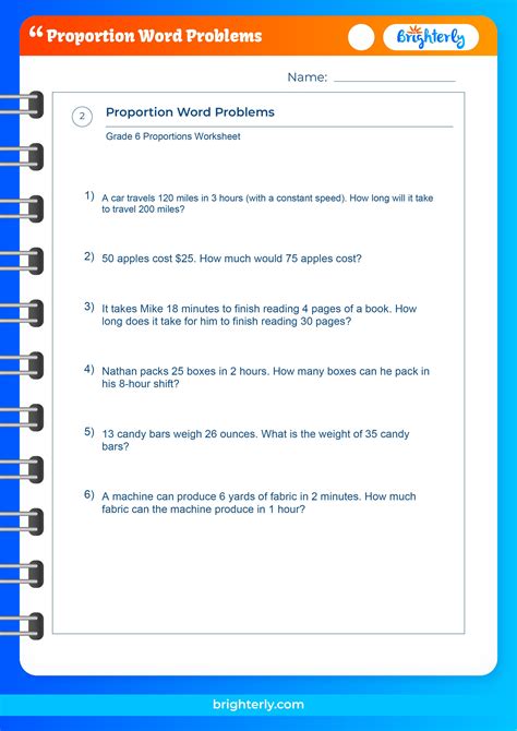 Proportion Word Problems