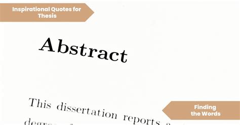Quotes About Thesis