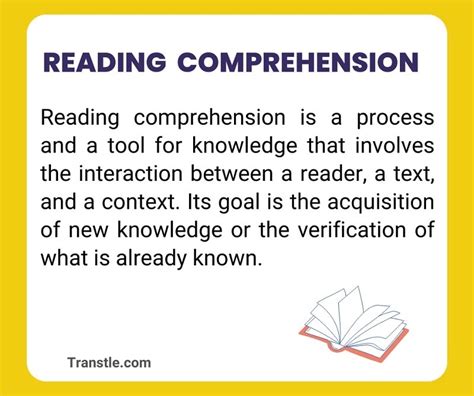 Reading Comprehension Definition
