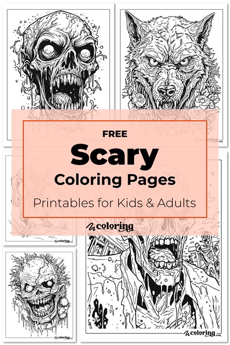 Scary Coloring Pages