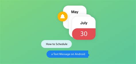 Schedule A Text Android