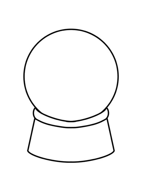 Snow Globe Template
