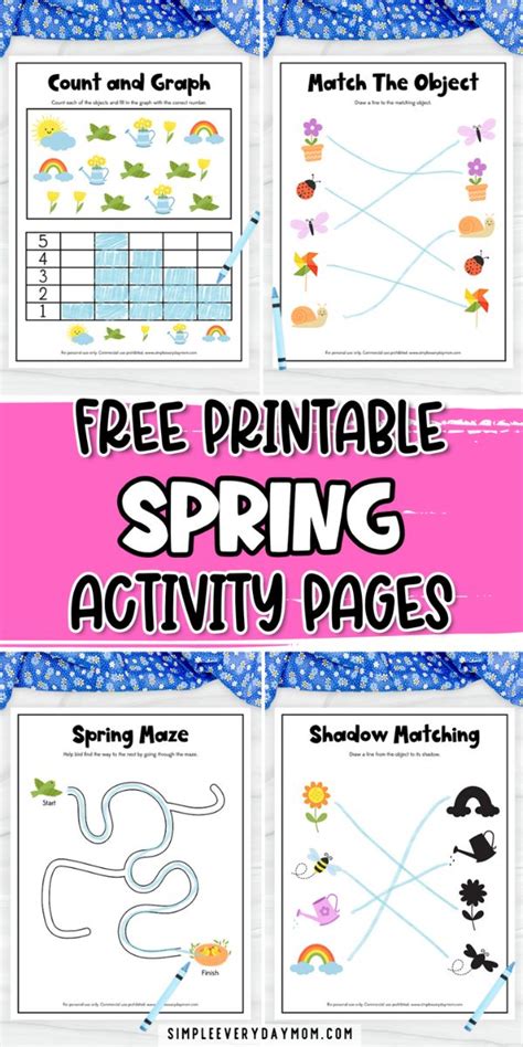 Spring Activity Worksheets