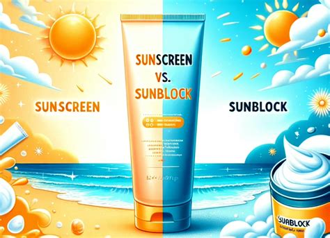 Sunblock Vs Sunscreen