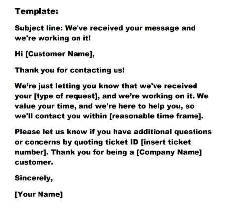 Support Ticket Response Examples