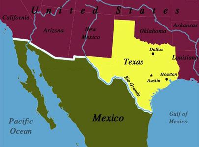 Texas Mexico Map