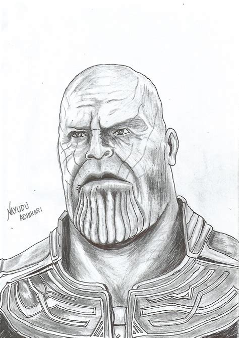 Thanos Drawing