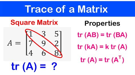 Trace Matrices
