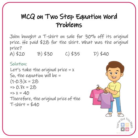 Two Step Word Problems