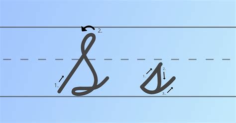 Uppercase S In Cursive