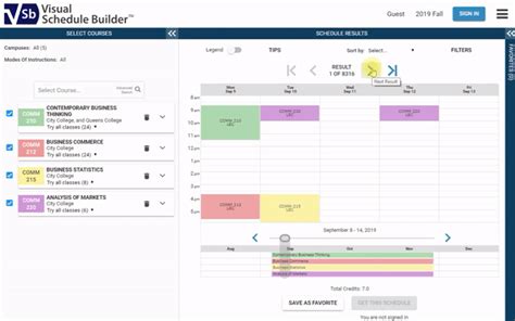 Visual Schedule Builder