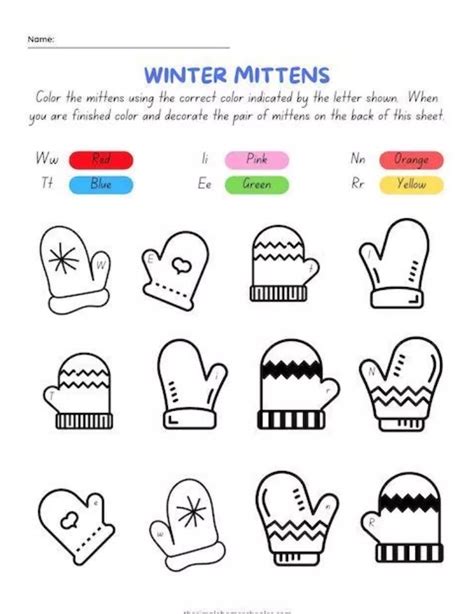 Winter Activity Sheets